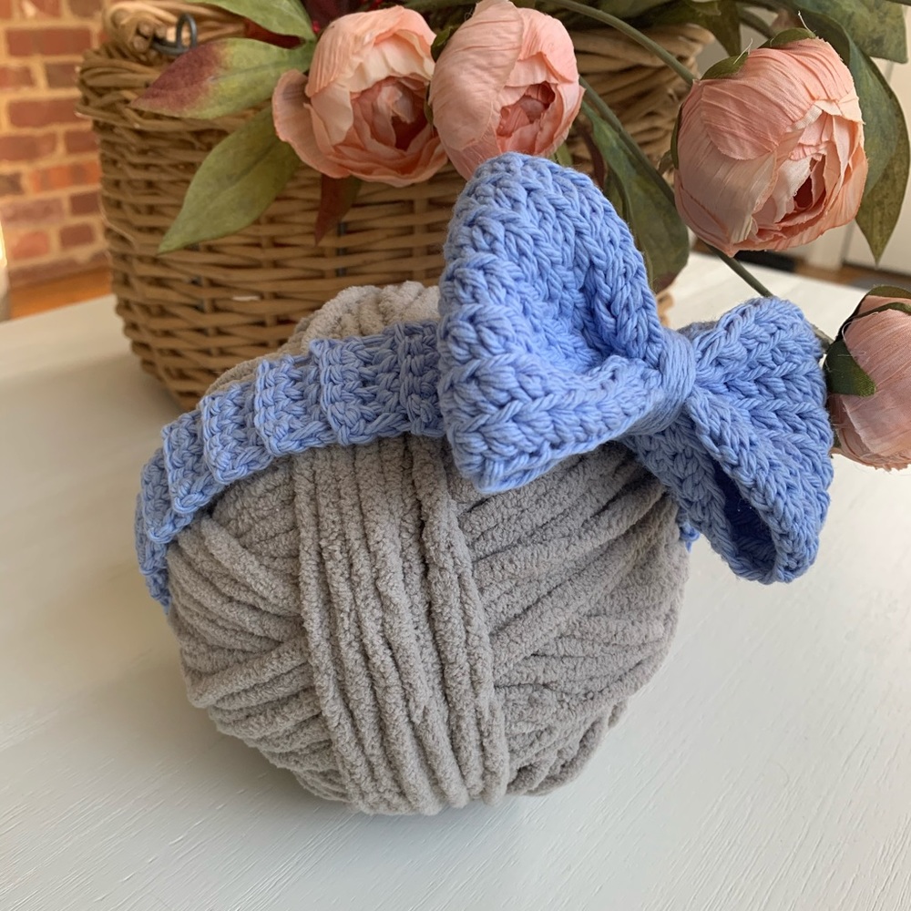 Handmade Crochet Baby Headbands - 100% Cotton